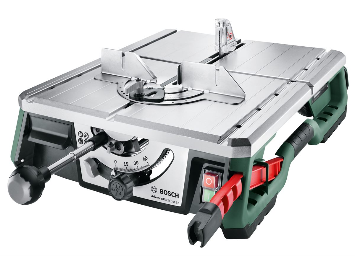 Leichte und kompakte Tischsäge für kontrolliertes Sägen: AdvancedTableCut 52 von Bosch für Heimwerker