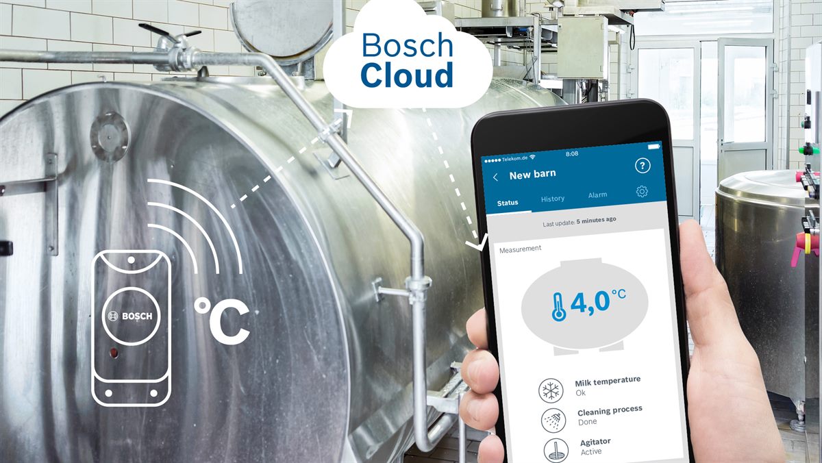 Milk Monitoring App von Bosch