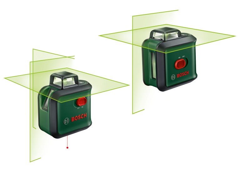 Grüne Laserdioden für bessere Sichtbarkeit: Neue 360 Grad-Linienlaser von Bosch für Heimwerker