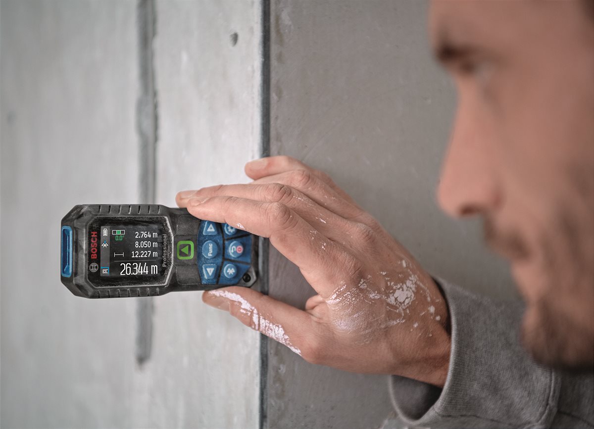 Bessere Handhabung denn je: Robuste Laser-Entfernungsmesser von Bosch für Profis