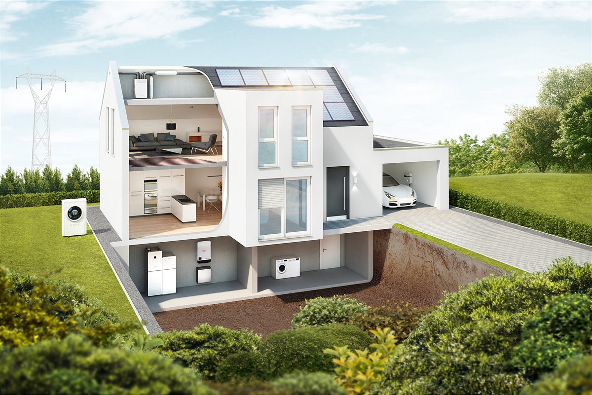 Bosch bietet mit dem Energiemanager eine intelligente Lösung für das vernetzte Zuhause in den Bereichen Heiztechnik, Haushaltsgeräte und Sicherheitstechnik. 