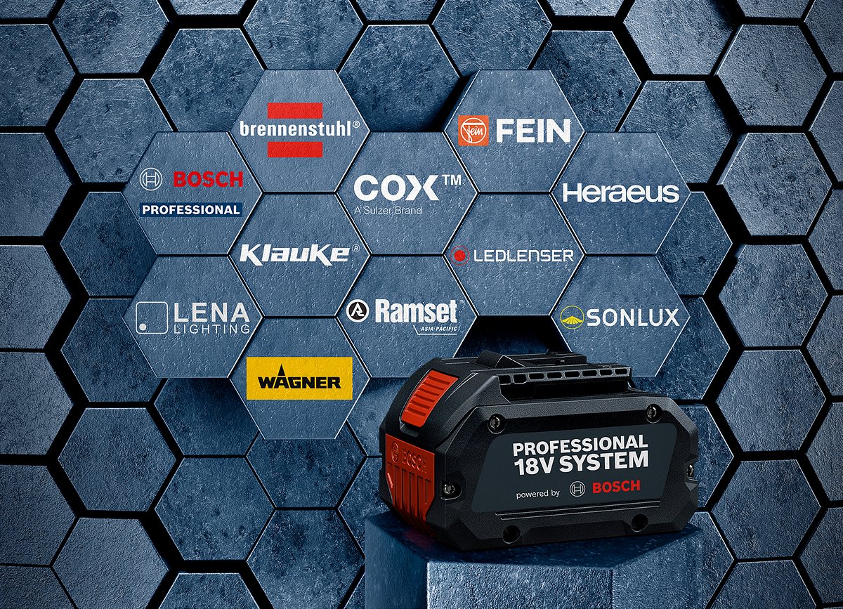 Fein und Heraeus erweitern das Anwendungsspektrum: Bosch Professional 18V System wächst weiter