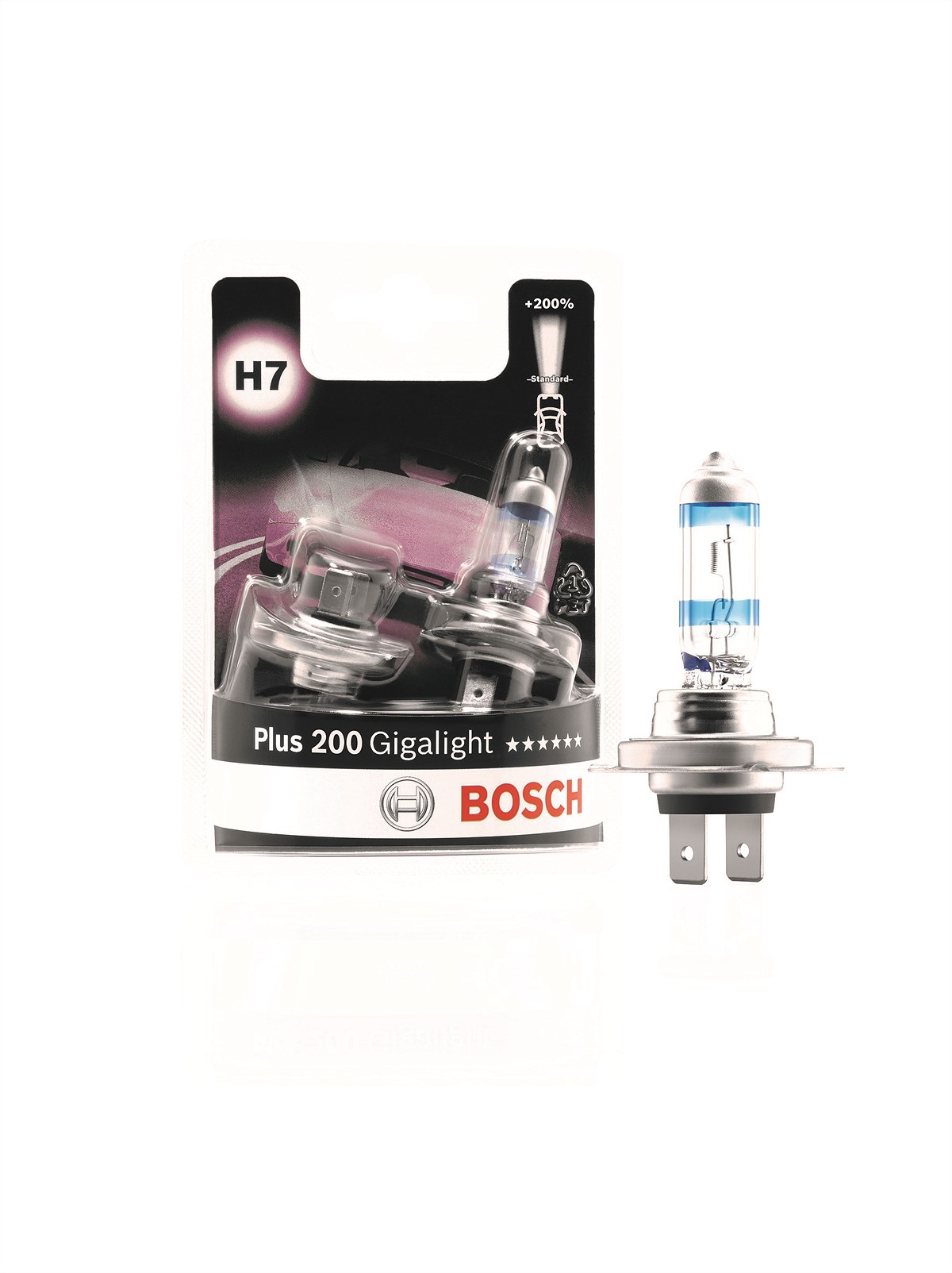 Die Halogen-Scheinwerferlampe Plus 200 Gigalight von Bosch erhöht die Lichtleistung jetzt nochmals deutlich.