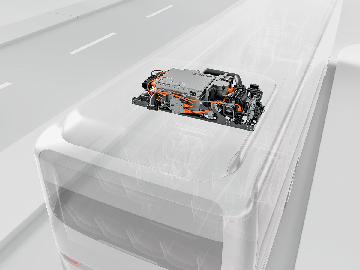 Brennstoffzellensystem für Stadtbusse