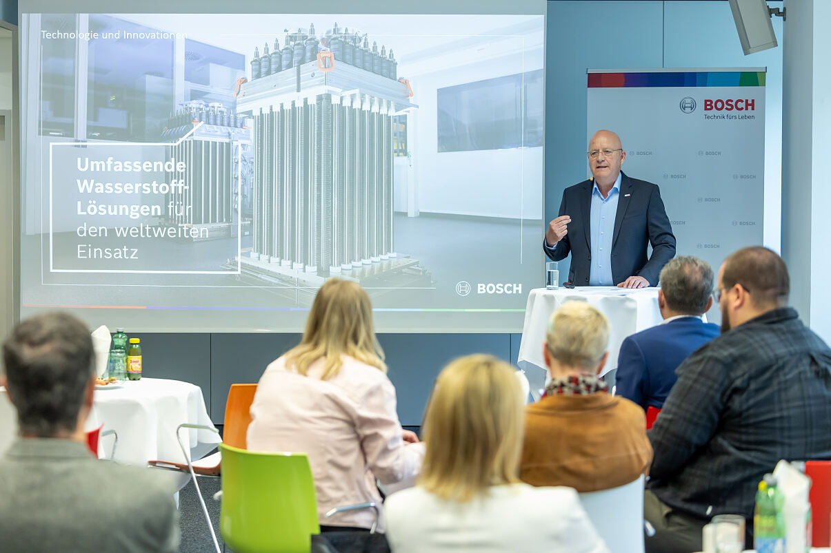 Bosch treibt in Österreich vielfältige Wasserstoff-Projekte erfolgreich voran.