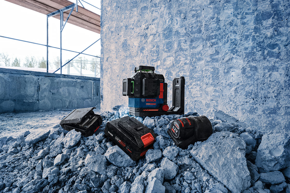 Boschs neue Linienlaser EXPERT EXLL18V-120-33CG