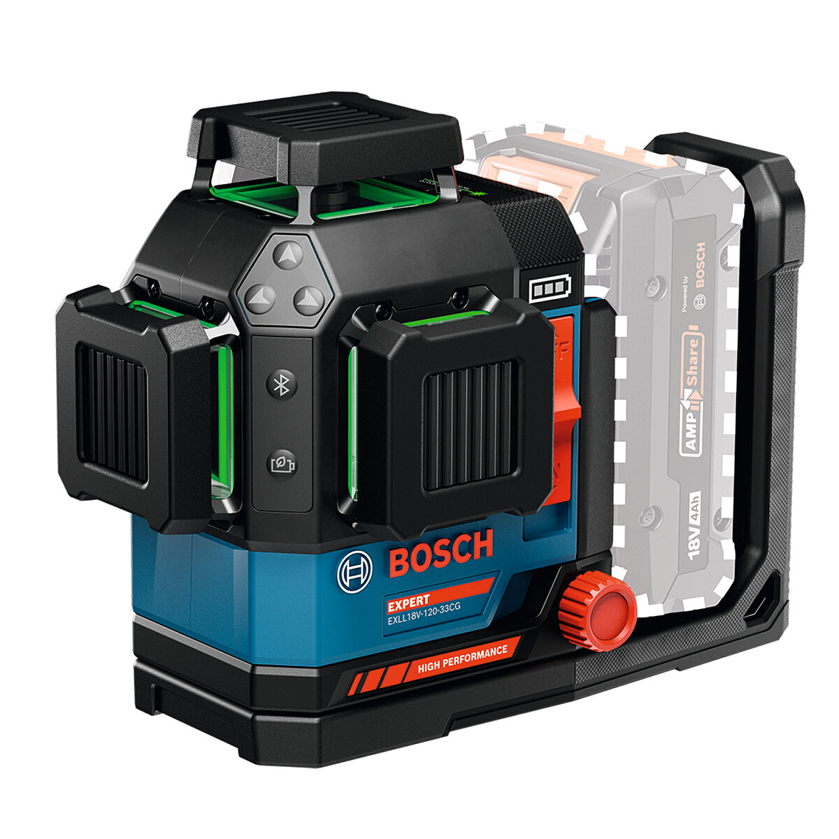 EXPERT EXLL18V-120-33CG mit dreifacher Stromversorgung