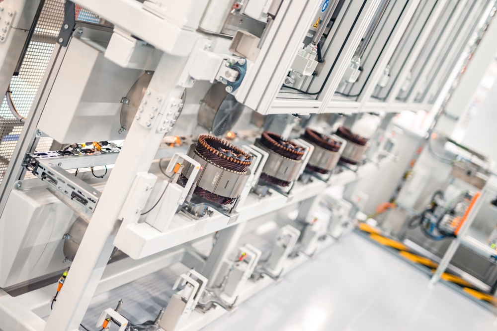 Statoren für den E-Motor von Bosch