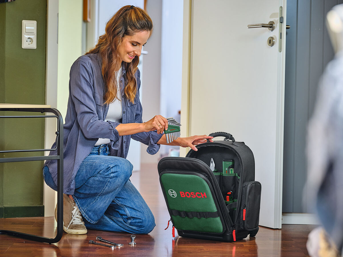 Bosch präsentiert smarten Heimwerker-Rucksack