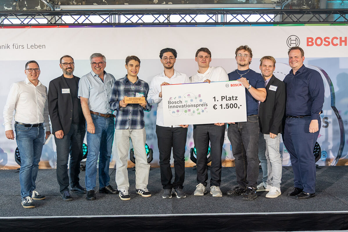 Verleihung vom Bosch Innovationspreis 2026 in der „ACE-Challenge.
