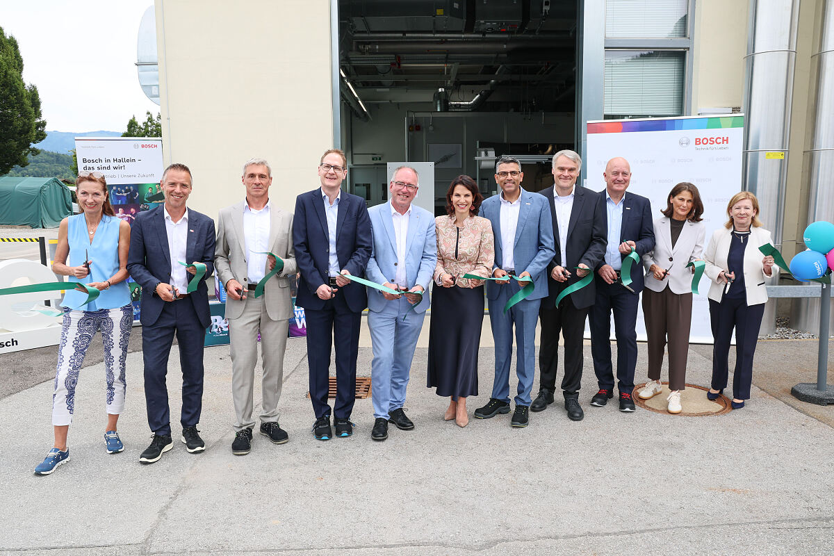 Bosch nimmt neue Methanol-Infrastruktur in Hallein  in Betrieb 