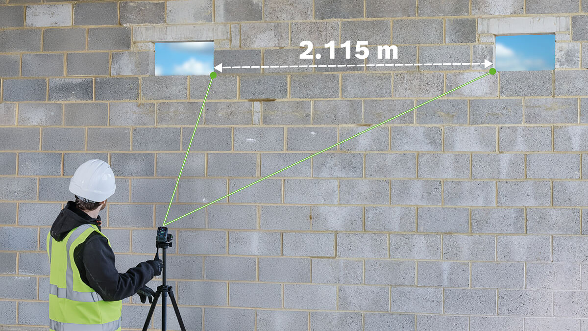 Neuer Laser-Entfernungsmesser EXPERT EXLM100-39CG von Bosch: Komplexe Daten in Echtzeit dank Dynamic Sensor Fusion Technologie