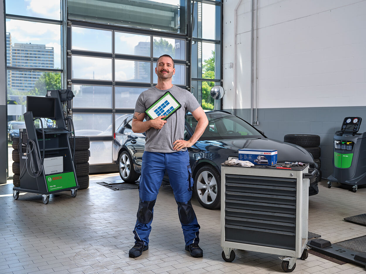 Bosch begleitet Werkstätten erfolgreich auf dem Weg in die Mobilität der Zukunft.