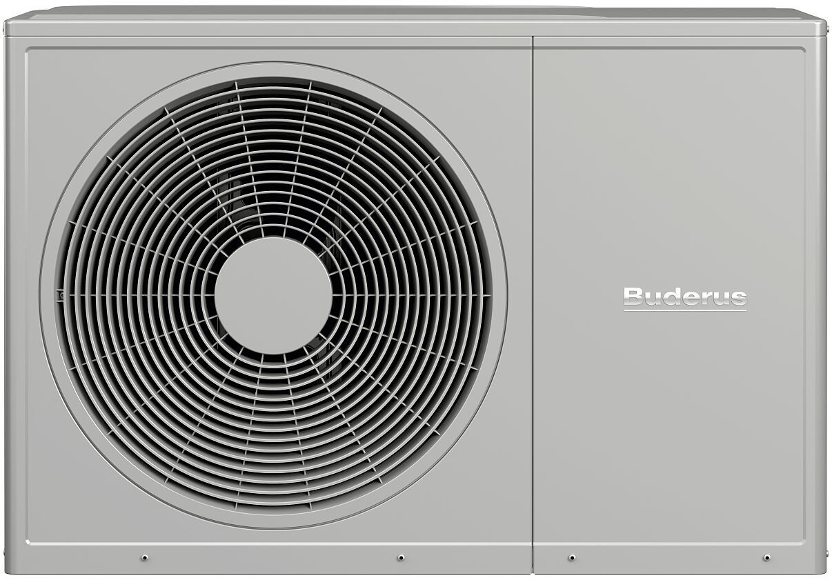 Die Außeneinheit der fünf Leistungsgrößen 4, 6 und 7 kW ist einphasig ausgeführt und enthält einen Lüfter.