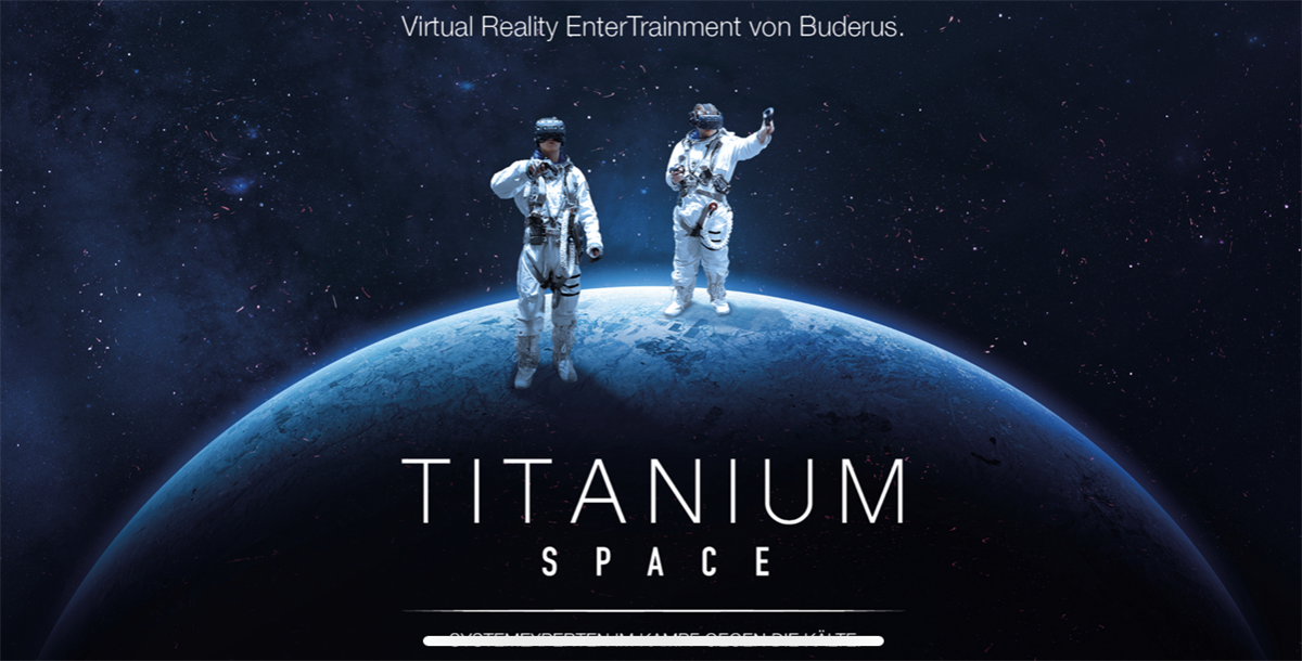 Eine unterhaltsame VirtualReality Challenge fordert die Messebesucher.