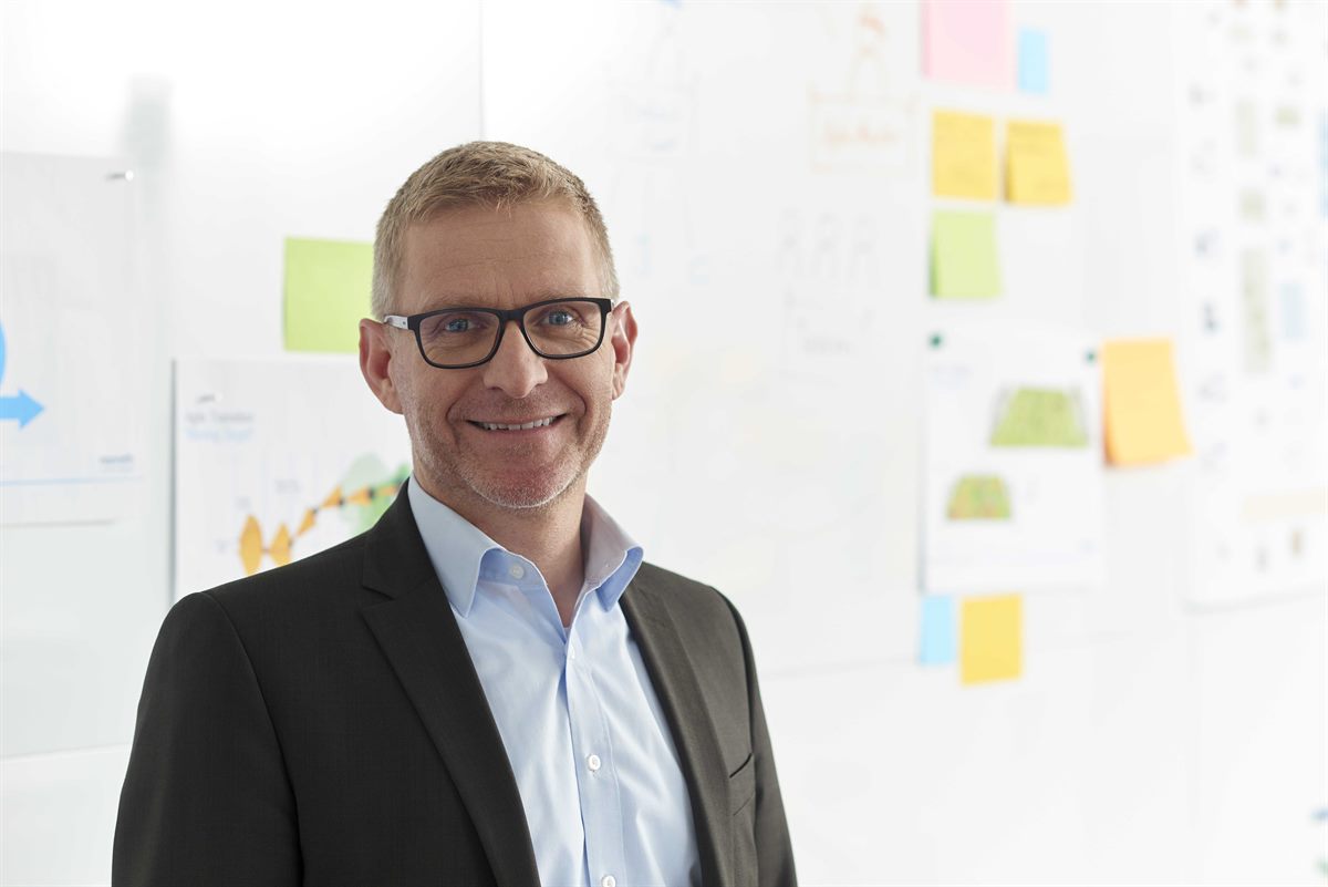Dr. Ulf Lehmann, Leiter des Geschäftsbereichs Linear Motion Technology der Bosch Rexroth AG