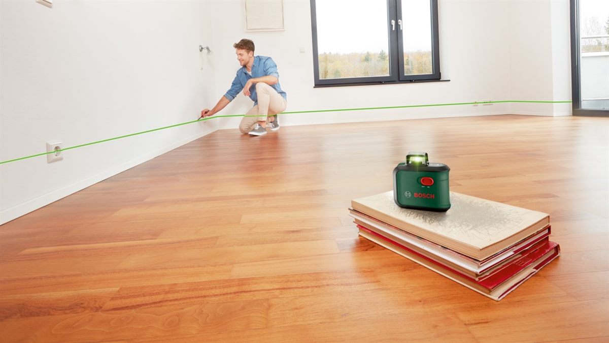 Rundum exakt ausrichten: Neue 360 Grad-Linienlaser von Bosch für Heimwerker