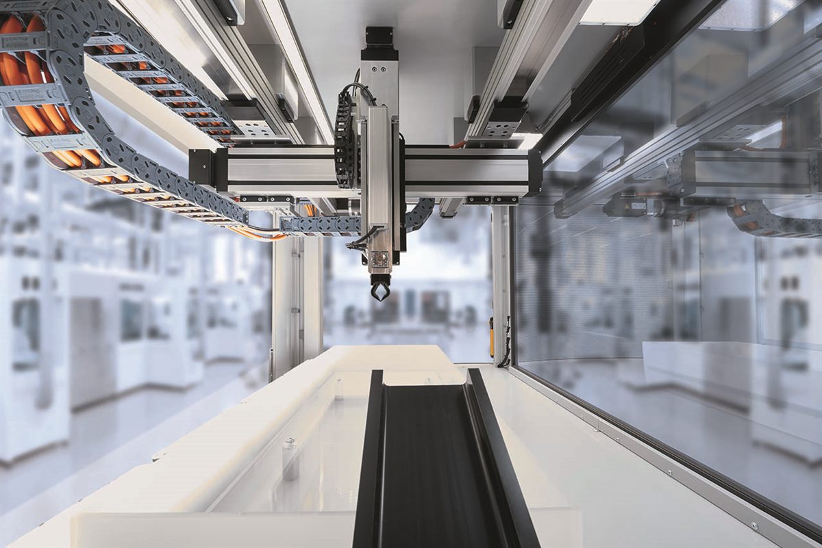Bosch Rexroth nun auch mechatronische Lösungsansätze für die Fabrik der Zukunft. 