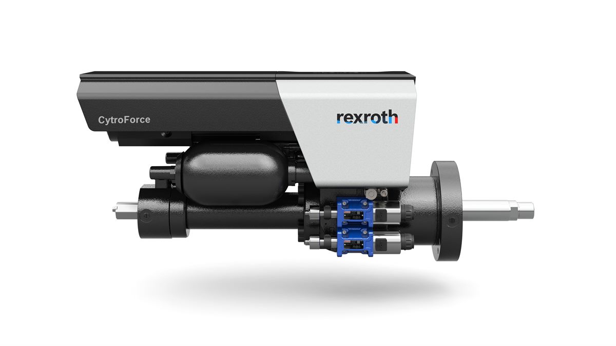 Kompaktes Kraftpaket: In der CytroForce fügt Bosch Rexroth optimierte Standardkomponenten zu einer integrationsfreudigen Out-of-the-Box-Lösung zusammen. 