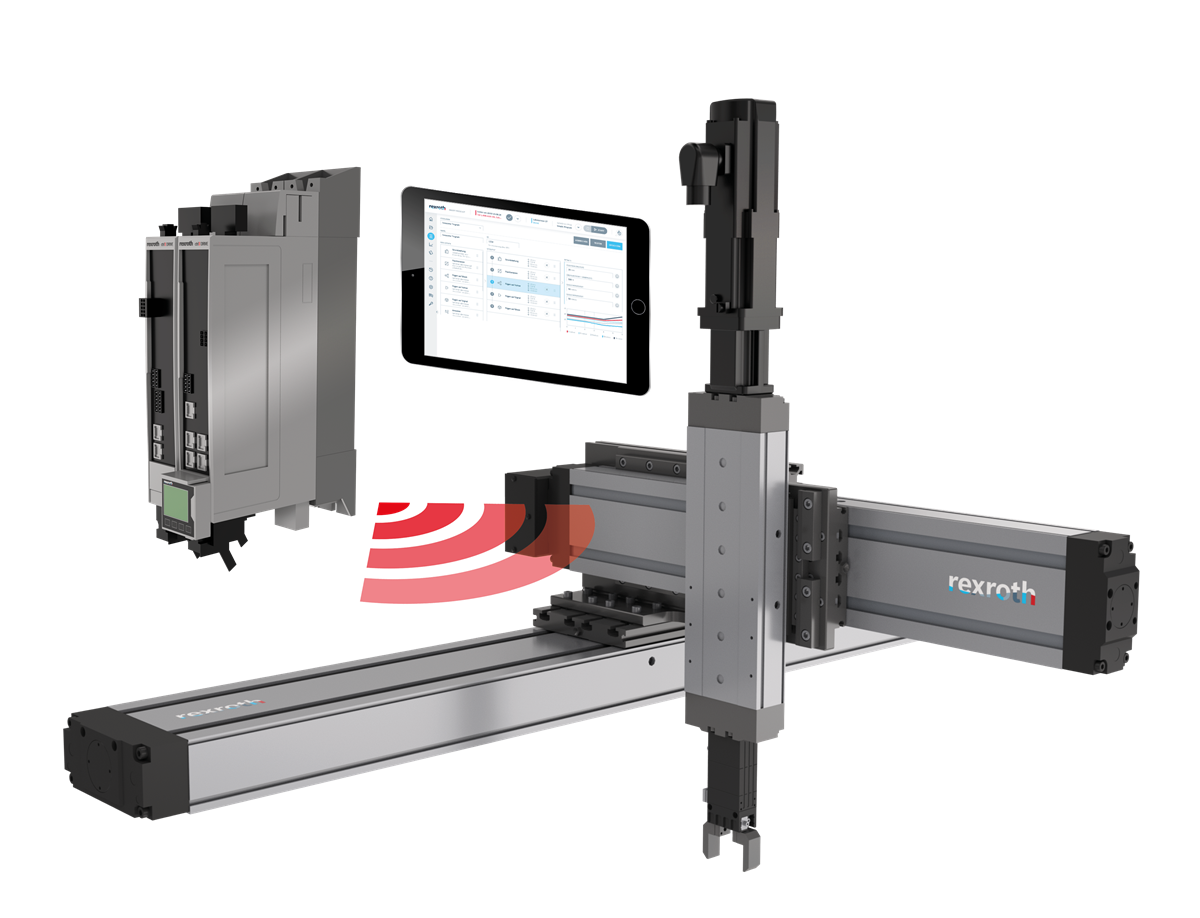 Die smarte Variante des Linearroboters: Das Smart Function Kit for Handling verkürzt die Inbetriebnahme mittels vorinstalliertem Software-Paket um bis zu 80 Prozent.