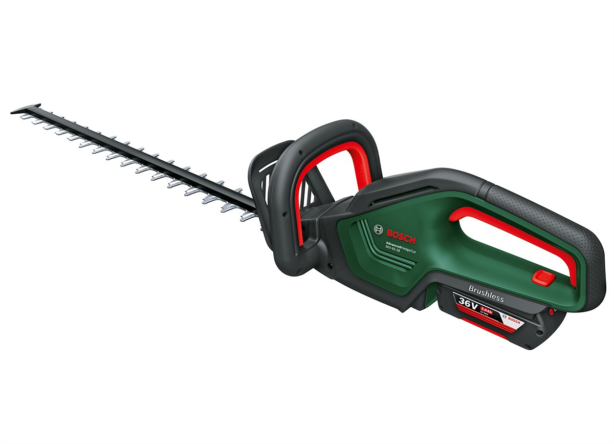 Erweiterung des „36V Power for All Systems“: Akku-Heckenschere AdvancedHedgeCut 36V-65-28 von Bosch