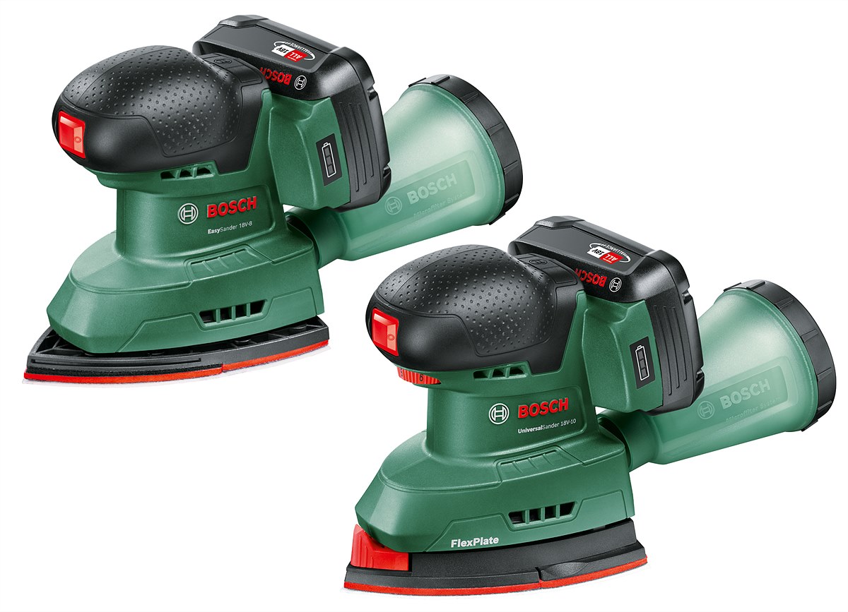 Zuwachs im „18V Power for All System”: Zwei neue Multischleifer von Bosch für Heimwerker