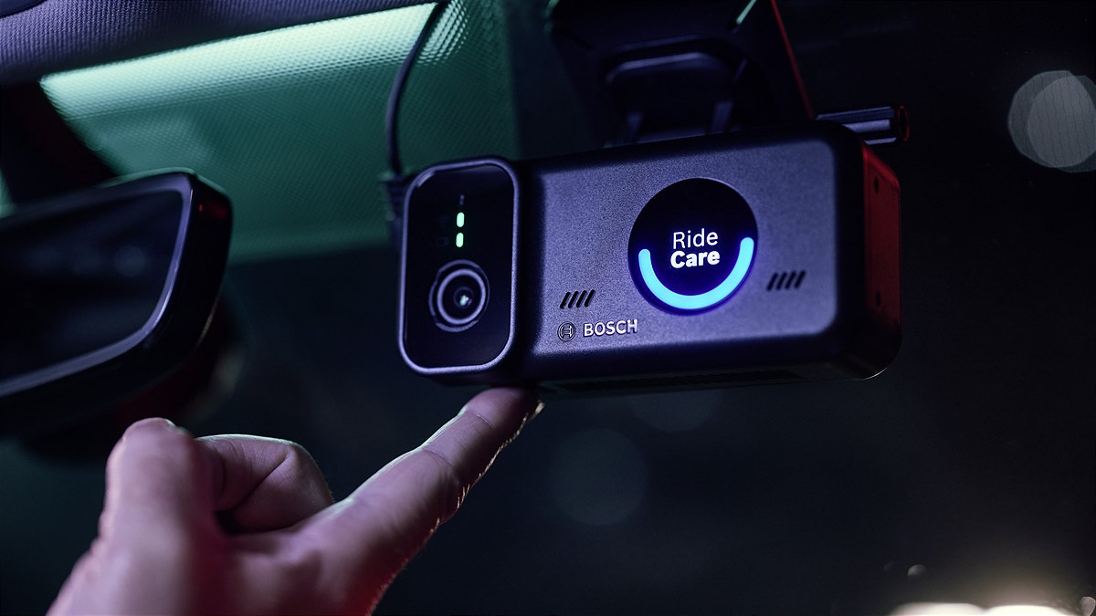 Funktionen von RideCare Companion basieren auf Bosch-Knowhow aus den Bereichen Sensoren, künstliche Intelligenz und Vernetzung