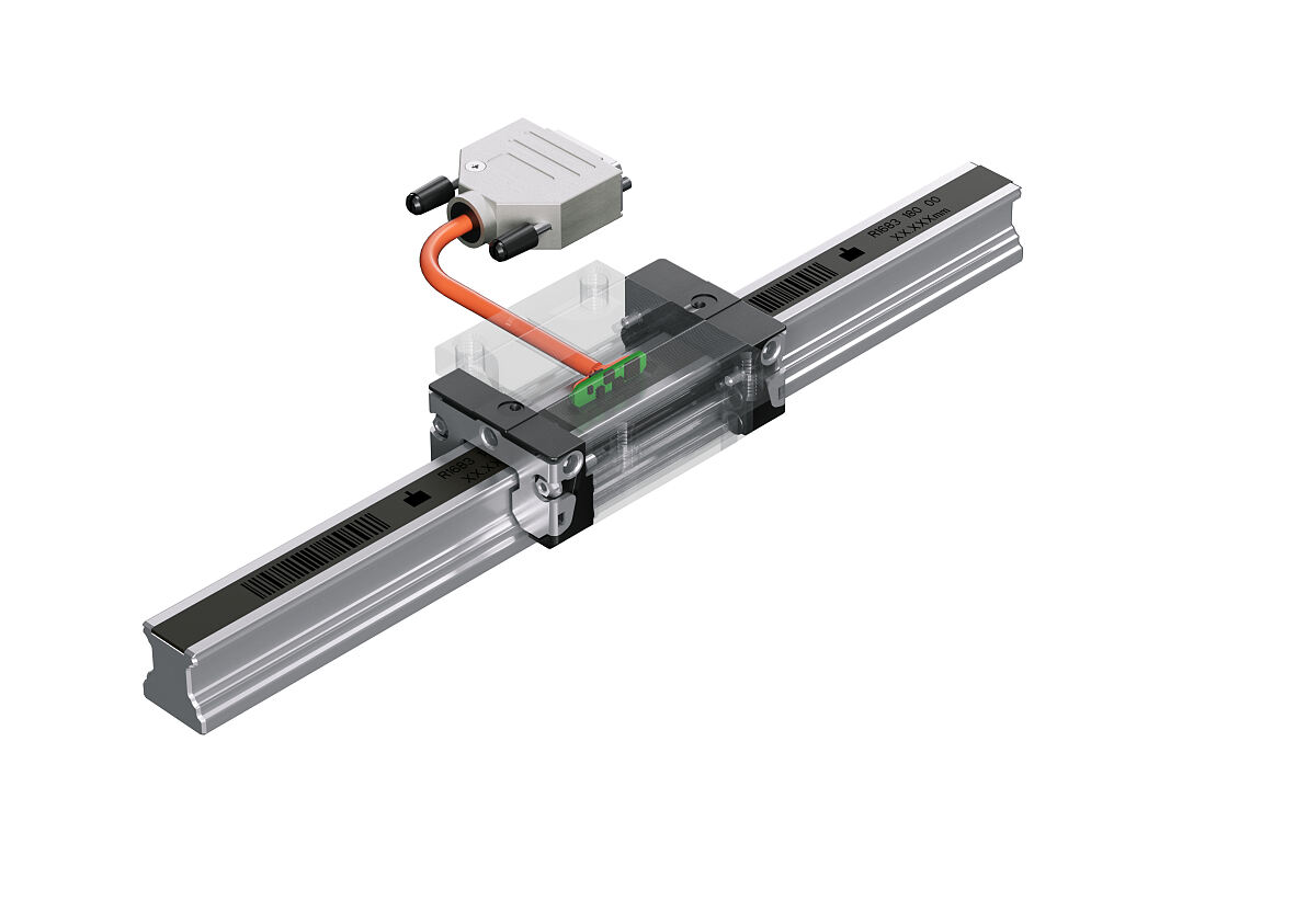 Breites Anwendungsfeld für integrierte absolute Wegmessung: Das neu verfügbare IMScompact lässt sich dank des hohen EMV-Schutzes unter anderem mit Linearmotoren betreiben. (Bildquelle: Bosch Rexroth AG)