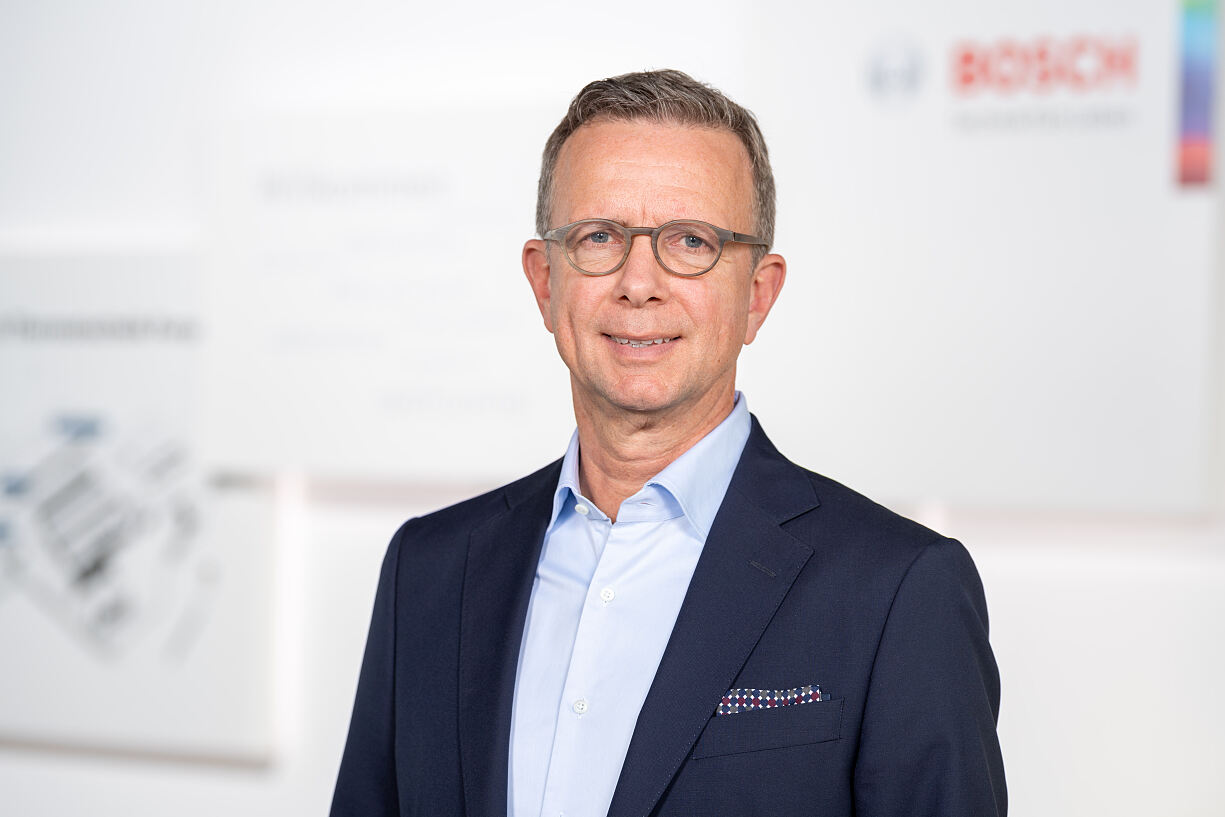 Jan Brockmann, Vorsitzender der Geschäftsführung der Bosch Thermotechnik GmbH
