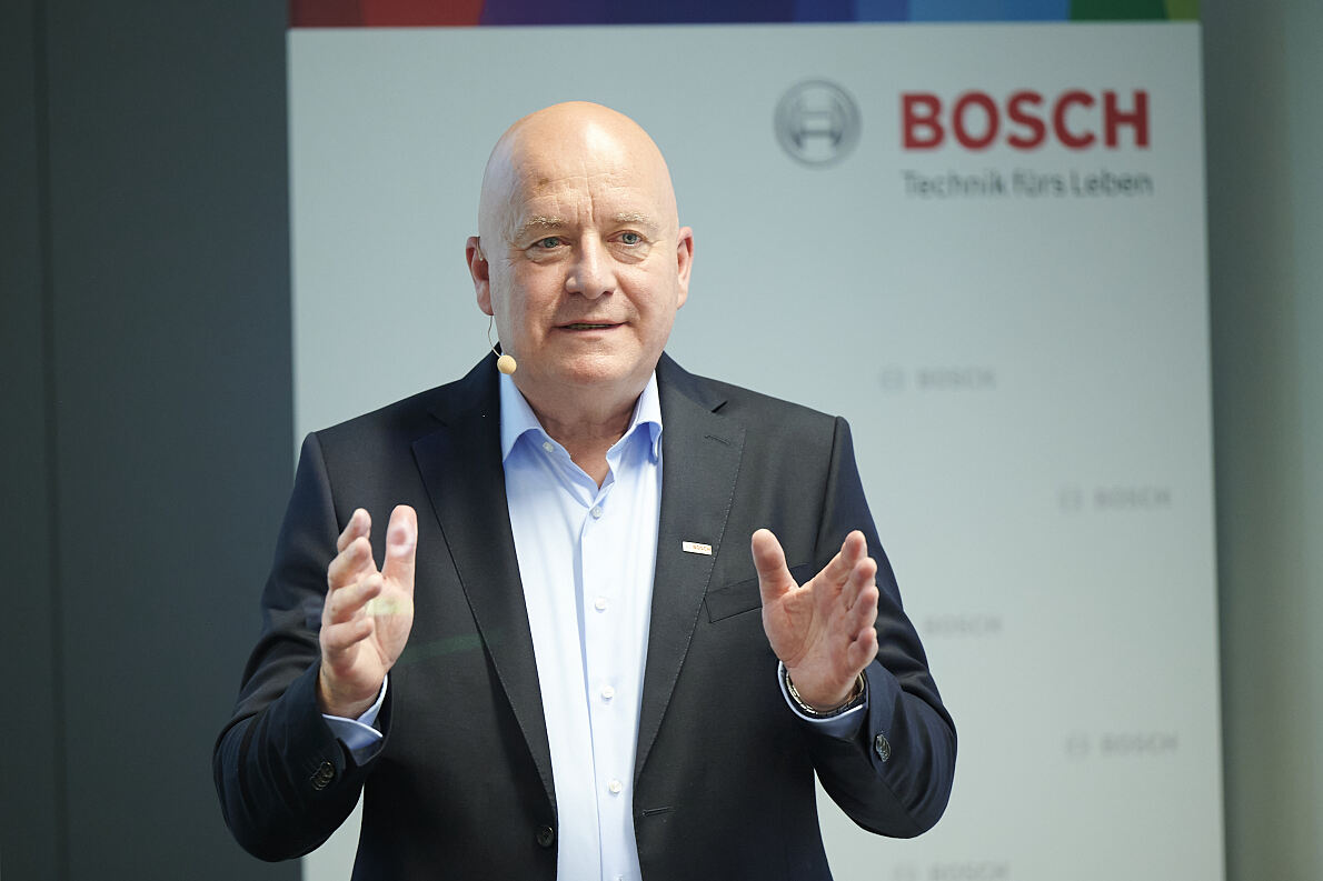 Helmut Weinwurm, Vorstandsvorsitzender der Robert Bosch AG und Repräsentant der Bosch-Gruppe in Österreich