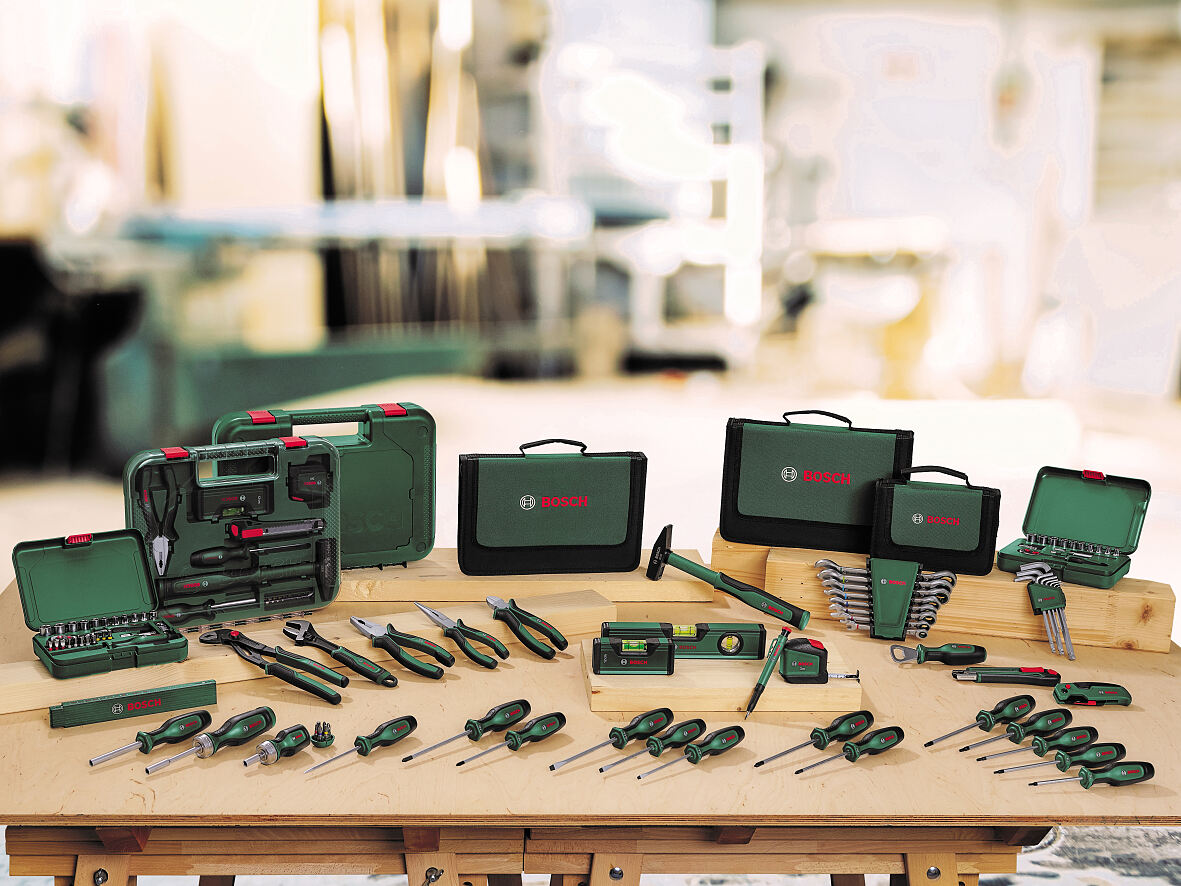 Neue Produktlinie von Bosch: Hochwertige Handwerkzeuge für Heimwerker