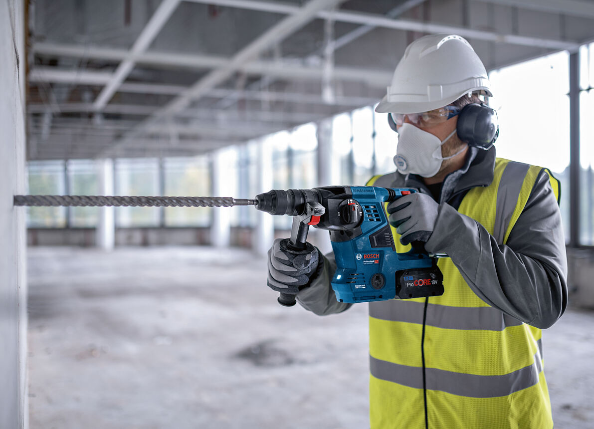 Mehr Schlagstärke als das Vorgänger-Modell: GBH 18V-28 CCF Professional von Bosch für Profis