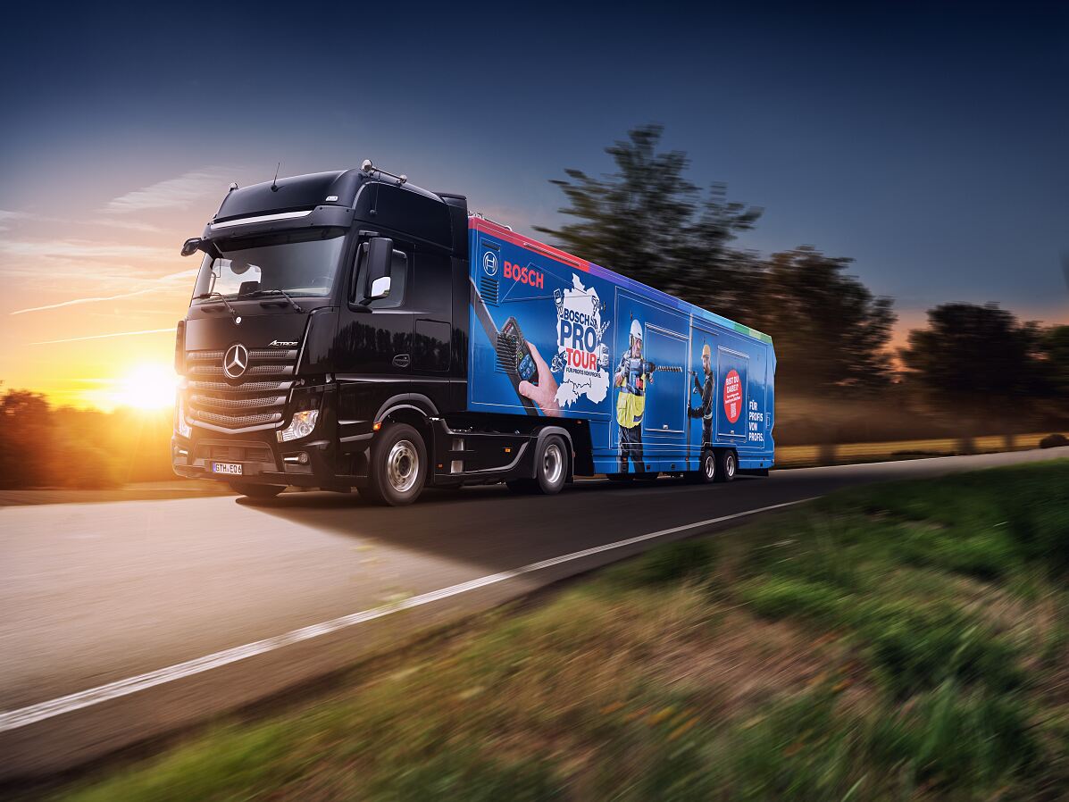 Der Showtruck tourt auch durch Österreich.