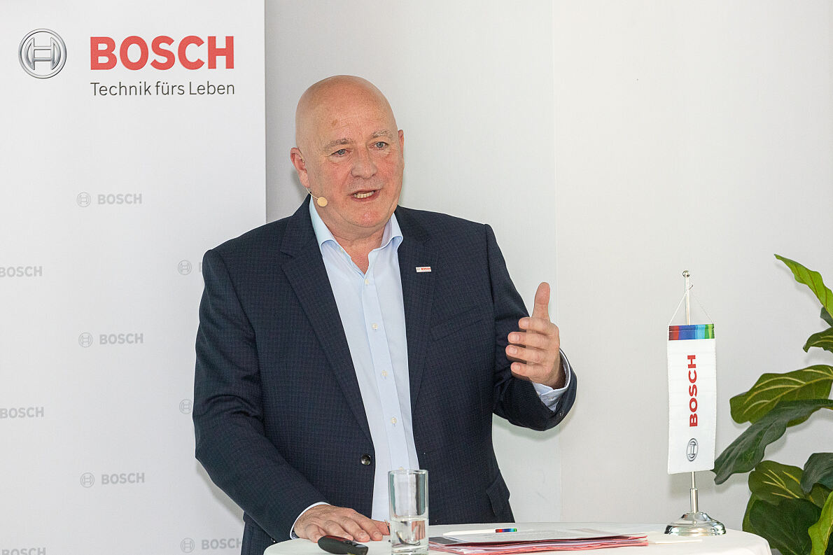 Helmut Weinwurm, Vorstandsvorsitzender der Robert Bosch AG und Repräsentant der Bosch-Gruppe in Österreich