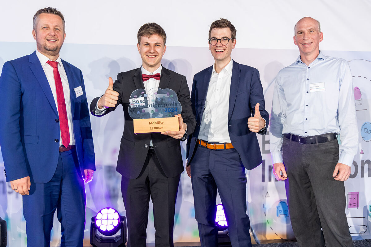 Sieger in der Kategorie Mobility ist Niklas Probst von der HTL Braunau mit dem Projekt „Smart Control Unit for Brushless Motors“ 