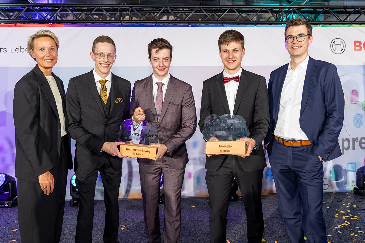 HTL Braunau räumt den begehrten Bosch Innovationspreis 2024 in zwei Kategorien ab