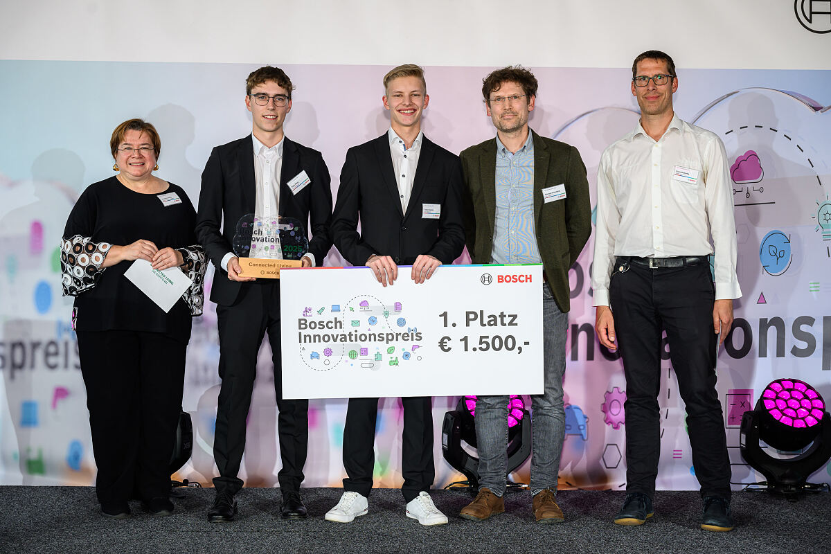 Verleihung vom Bosch Innovationspreis 2025 in der Kategorie Connected Living.