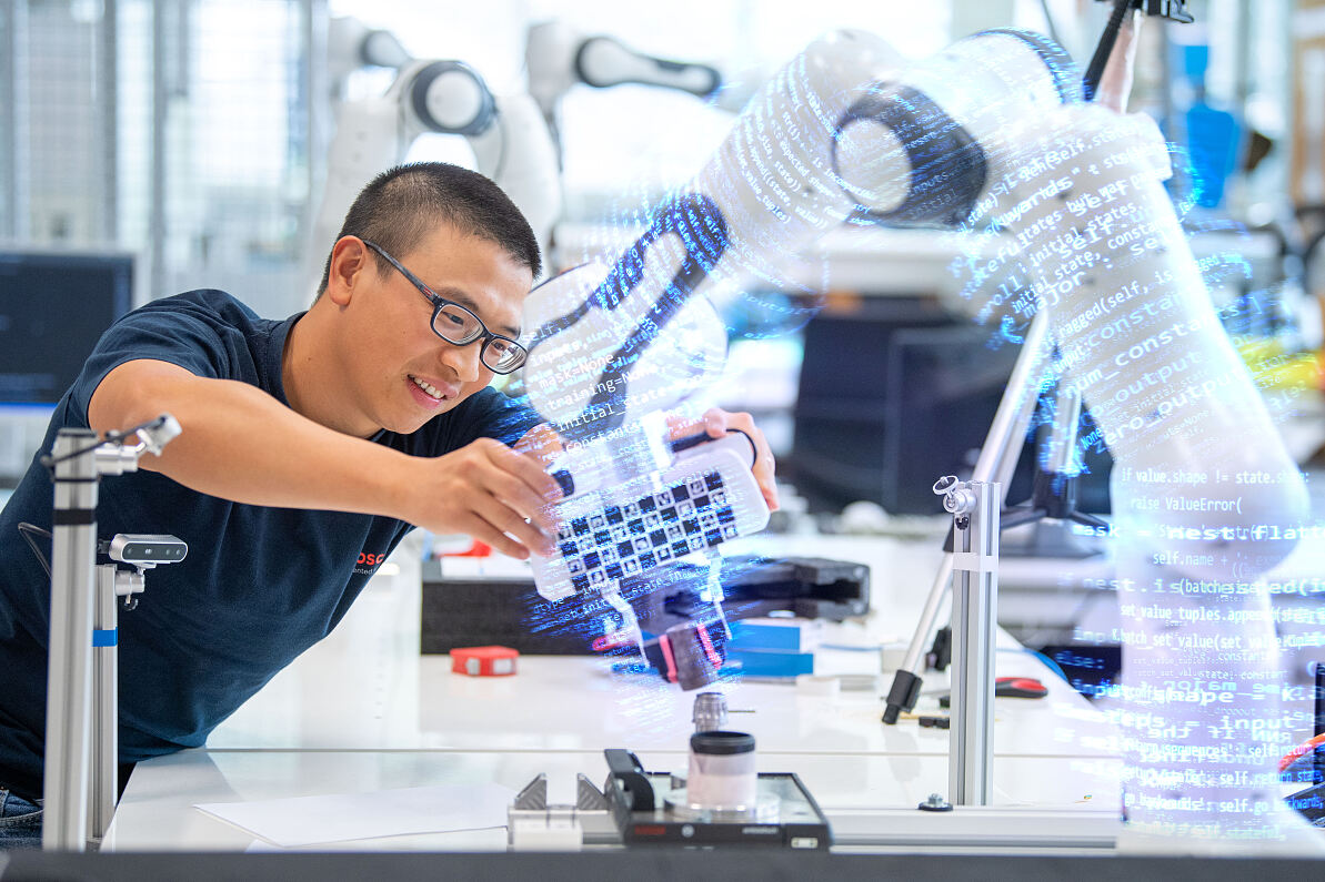 Bosch macht Tempo bei der Anwendung und Weiterentwicklung von künstlicher Intelligenz.