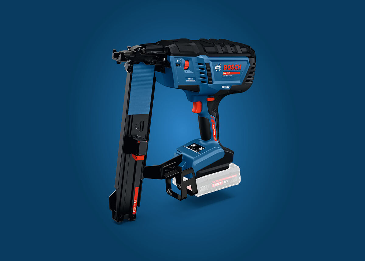 Der EXPERT EXTH18V-50M verbindet kabellose Freiheit mit der Leistung pneumatischer Klammerer.