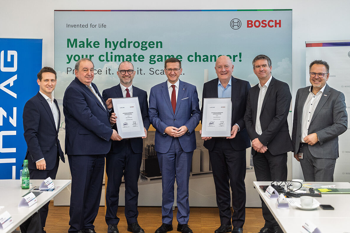 Bosch und die LINZ AG beschleunigen den Weg zur Wasserstoff-Wirtschaft in Linz: Am 16. Januar 2026 unterzeichneten beide Unternehmen eine Absichtserklärung zur gemeinsamen Erforschung und Entwicklung innovativer Wasserstoff-Lösungen. 